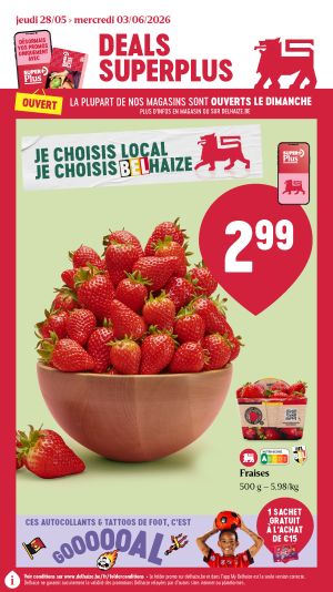 Découvrez et profitez de nos promotions de la semaine.